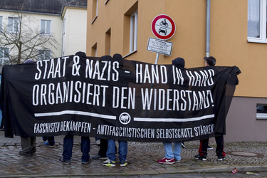 Mahnwache und Demo zum Todestag von Oury Jalloh, Dessau-Roßlau