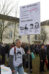 Mahnwache und Demo zum Todestag von Oury Jalloh, Dessau-Roßlau