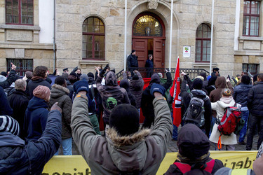 Mahnwache und Demo zum Todestag von Oury Jalloh, Dessau-Roßlau
