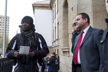 Mahnwache und Demo zum Todestag von Oury Jalloh, Dessau-Roßlau