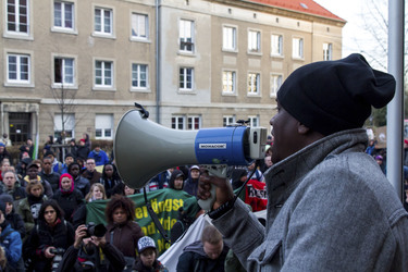 Mahnwache und Demo zum Todestag von Oury Jalloh, Dessau-Roßlau