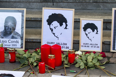 Mahnwache und Demo zum Todestag von Oury Jalloh, Dessau-Roßlau