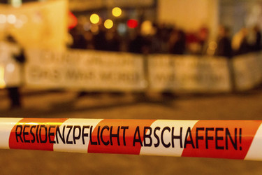 Mahnwache und Demo zum Todestag von Oury Jalloh, Dessau-Roßlau