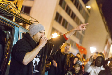 Mahnwache und Demo zum Todestag von Oury Jalloh, Dessau-Roßlau