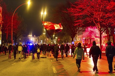 Großdemo für den Erhalt der 'Roten Flora', Hamburg
