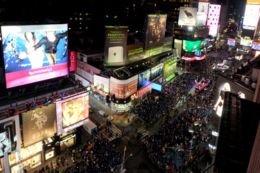 New Year's Eve 2014 am Times Square, New York