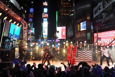 New Year's Eve 2014 am Times Square, New York