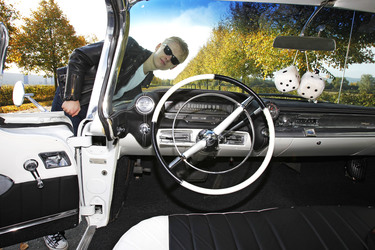 1959 Photo Shooting mit Cadillac Sedan DeVille, Hessisch Oldendorf
