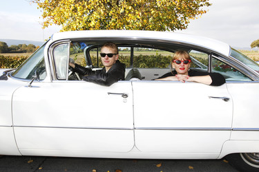 1959 Photo Shooting mit Cadillac Sedan DeVille, Hessisch Oldendorf