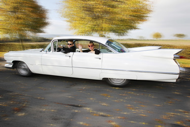 1959 Photo Shooting mit Cadillac Sedan DeVille, Hessisch Oldendorf