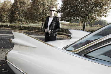 1959 Photo Shooting mit Cadillac Sedan DeVille, Hessisch Oldendorf