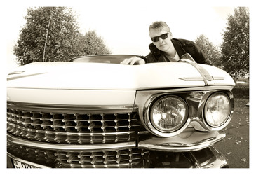 1959 Photo Shooting mit Cadillac Sedan DeVille, Hessisch Oldendorf