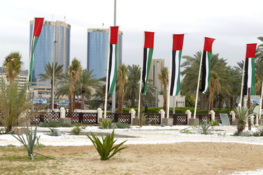Flaggen im Stadtteil Al Bastakiya