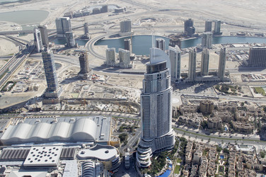 In Downtown Dubai