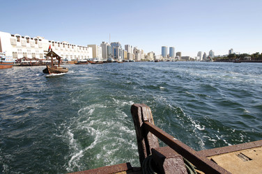 Abra auf dem Dubai Creek