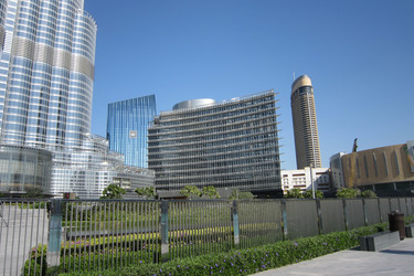 Seitengebäude am Burj Khalifa