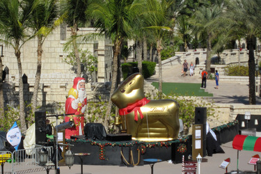 Weihnachtsdekoration im Souk Madinat Jumeirah