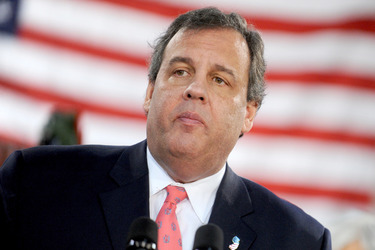 Chris Christie trifft Sandy-geschädigte Hausbesitzer, Manahawkin