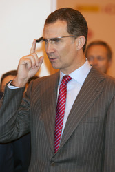 Prinz Felipe und Prinzessin Letizia auf der Fitur Messe, Madrid
