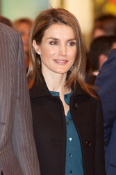 Prinz Felipe und Prinzessin Letizia auf der Fitur Messe, Madrid