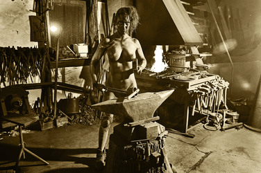 Schmied Bodypainting / Blacksmith Body Painting