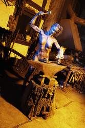 Schmied Bodypainting / Blacksmith Body Painting
