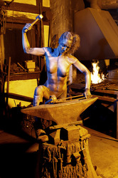 Schmied Bodypainting / Blacksmith Body Painting