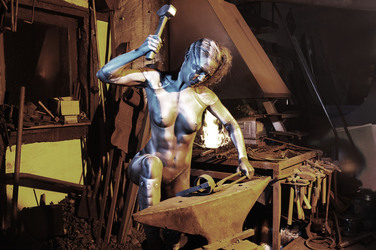 Schmied Bodypainting / Blacksmith Body Painting