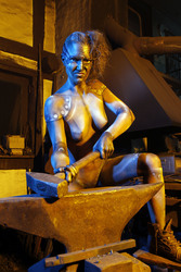 Schmied Bodypainting / Blacksmith Body Painting