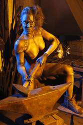 Schmied Bodypainting / Blacksmith Body Painting