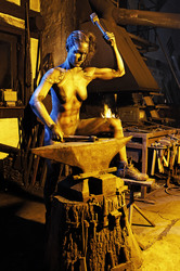 Schmied Bodypainting / Blacksmith Body Painting