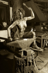 Schmied Bodypainting / Blacksmith Body Painting