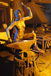 Schmied Bodypainting / Blacksmith Body Painting