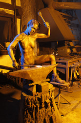 Schmied Bodypainting / Blacksmith Body Painting