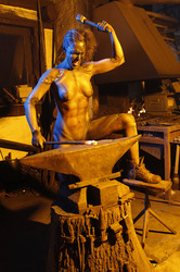 Schmied Bodypainting / Blacksmith Body Painting