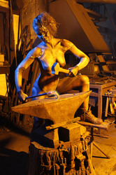 Schmied Bodypainting / Blacksmith Body Painting