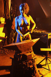 Schmied Bodypainting / Blacksmith Body Painting
