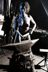 Schmied Bodypainting / Blacksmith Body Painting