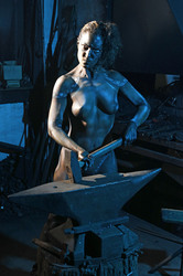 Schmied Bodypainting / Blacksmith Body Painting