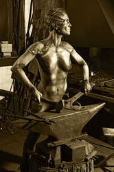 Schmied Bodypainting / Blacksmith Body Painting
