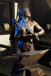 Schmied Bodypainting / Blacksmith Body Painting
