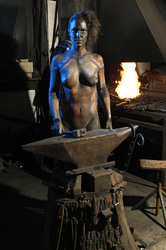Schmied Bodypainting / Blacksmith Body Painting