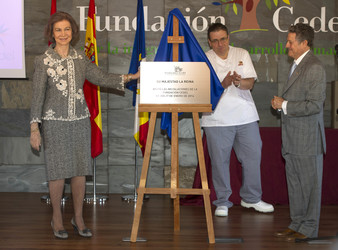 Königin Sofia besucht die CEDEL Foundation, Madrid