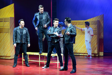 'Grease Tour 2014' Fotoprobe, Troisdorf