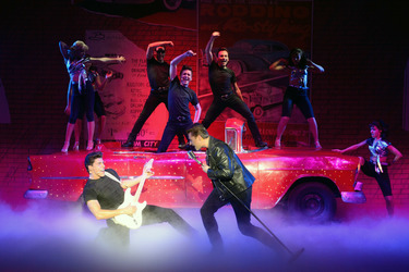 'Grease Tour 2014' Fotoprobe, Troisdorf