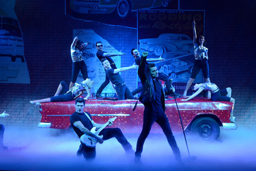 'Grease Tour 2014' Fotoprobe, Troisdorf