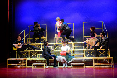 'Grease Tour 2014' Fotoprobe, Troisdorf