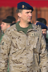 Prince Felipe besucht die Parachutist Brigada, Paracuellos de Jarama