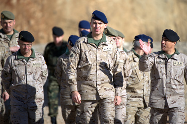 Prince Felipe besucht die Parachutist Brigada, Paracuellos de Jarama