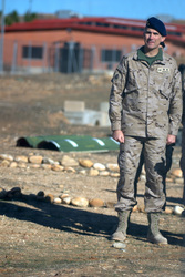 Prince Felipe besucht die Parachutist Brigada, Paracuellos de Jarama